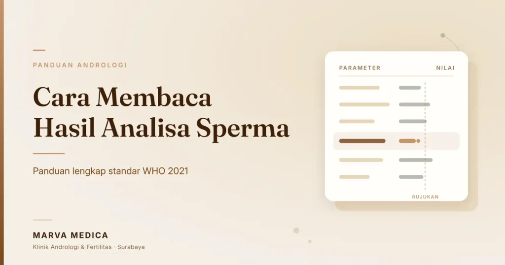 cara baca hasil analisa sperma
