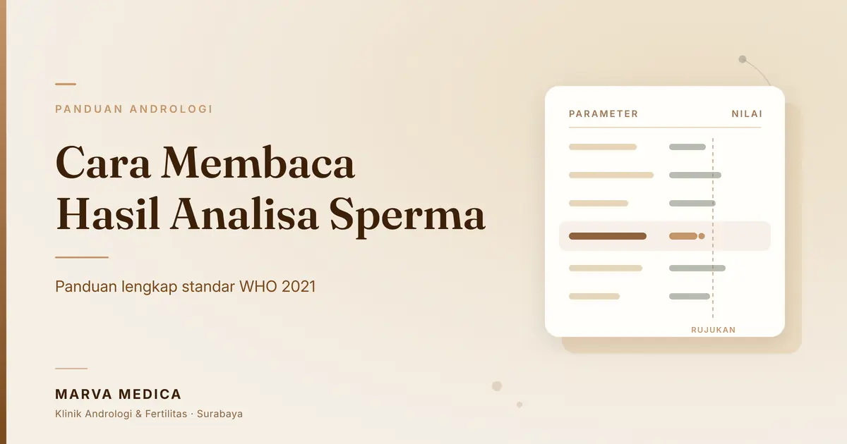 cara baca hasil analisa sperma